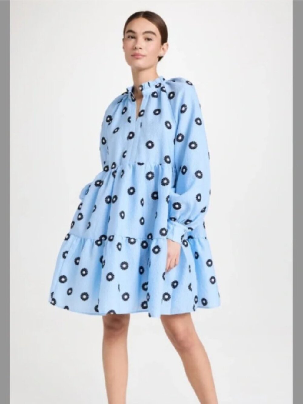 Stine Goya Jasmine Dress Daisy Blue Size M